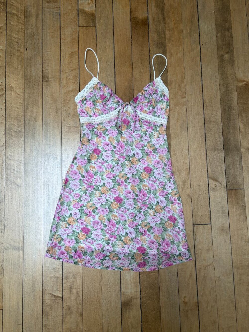 Emilee Mini Dress Pink Floral - Picture 2 of 4